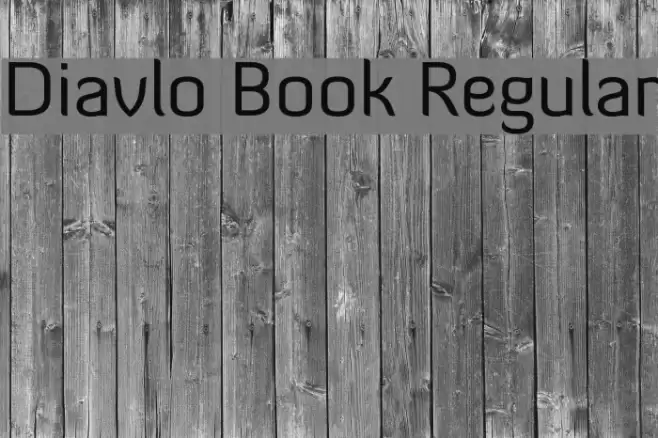 Diavlo Book Regular Fuentes examples