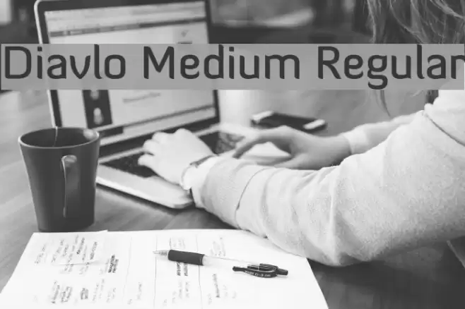 Diavlo Medium Regular  examples