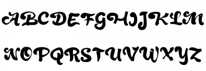 Dibatik Schriftart Groß