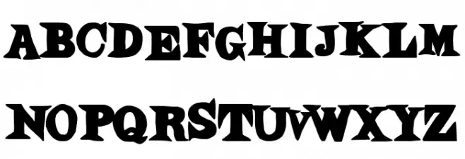 Dibujos Animados Font Litere mari