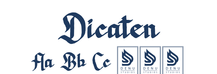 Dicaten Font Preview