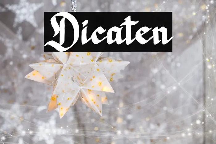 Dicaten Example 1