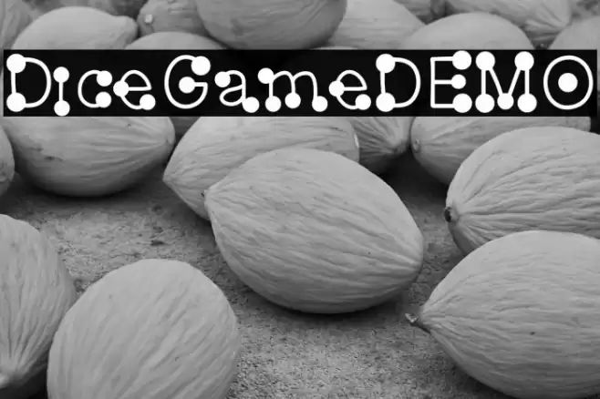DiceGameDEMO फ़ॉन्ट examples