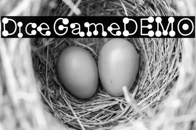 DiceGameDEMO फ़ॉन्ट examples
