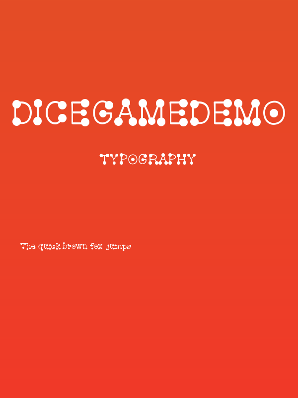DiceGameDEMO Poster