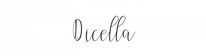 Dicella  フリーフォントのダウンロード