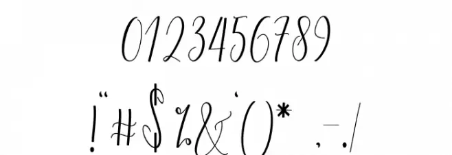 Dicella Font OTHER CHARS