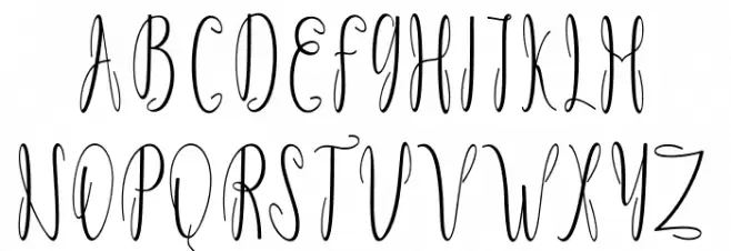 Dicella Schriftart Groß