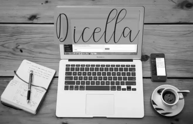 Dicella Font examples