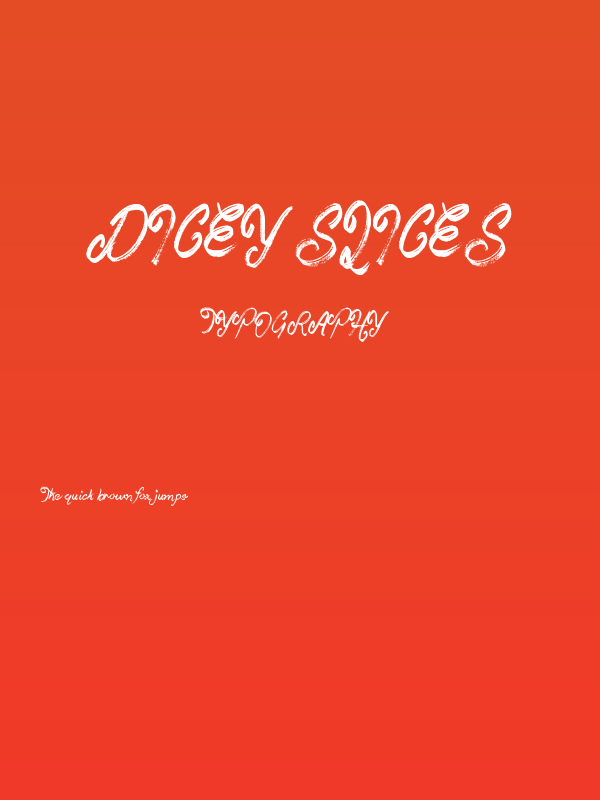 Dicey Slices Poster