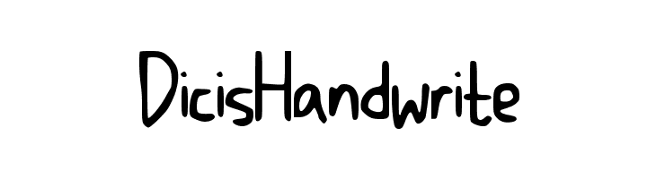 DicisHandwrite Font