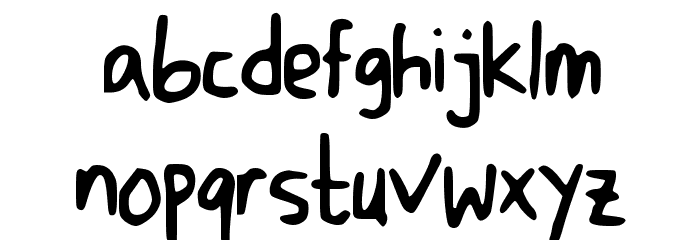 DicisHandwrite Font LOWERCASE