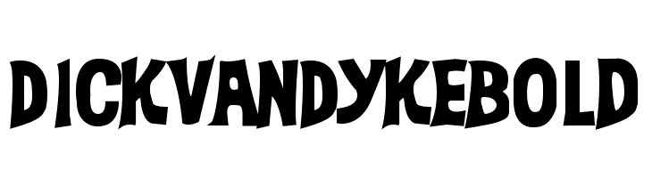 DickVanDykeBold  font caratteri gratis