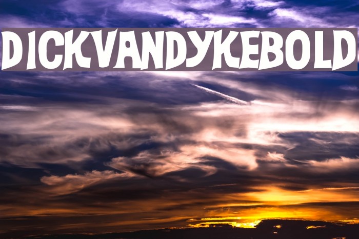 DickVanDykeBold Polices examples