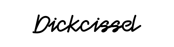 Dickcissel  フリーフォントのダウンロード