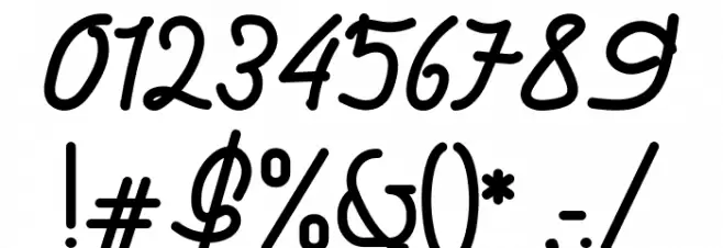 Dickcissel Font OTHER CHARS