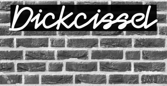 Dickcissel Font examples