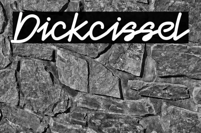 Dickcissel Font examples