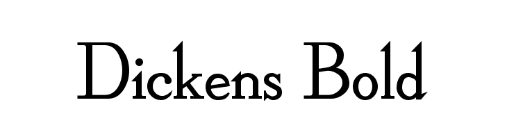 Dickens Bold  Free Fonts Download