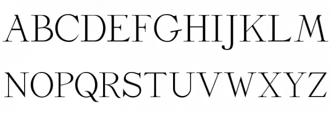 Dickens Regular Schriftart Groß
