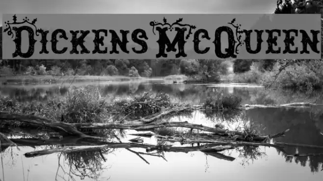 DickensMcQueen Font examples