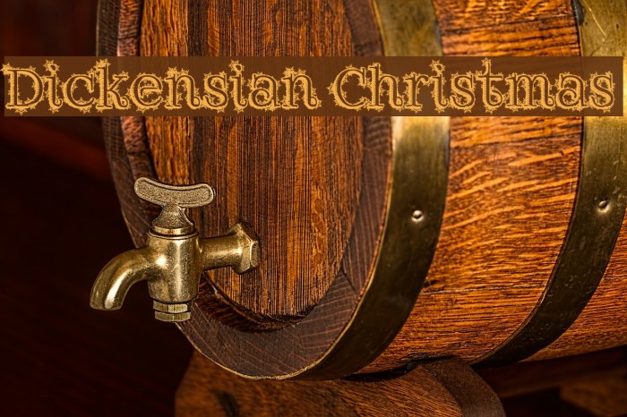 Dickensian Christmas Font examples