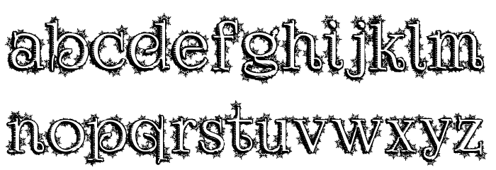 Dickensian Christmas Font LOWERCASE