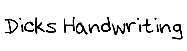 Dicks Handwriting  免费字体下载