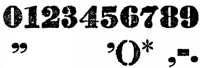 Dickson's Tales Font OTHER CHARS