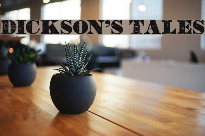 Dickson's Tales Font examples