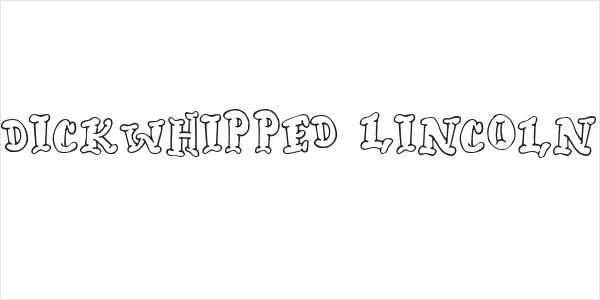 Dickwhipped Lincoln Logo