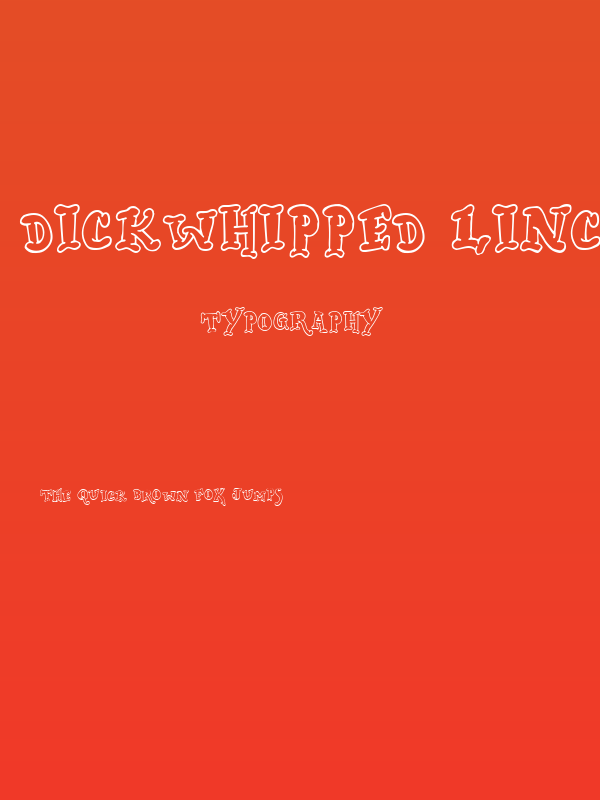 Dickwhipped Lincoln Poster