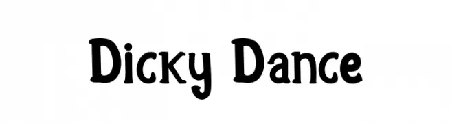 Dicky Dance  フリーフォントのダウンロード