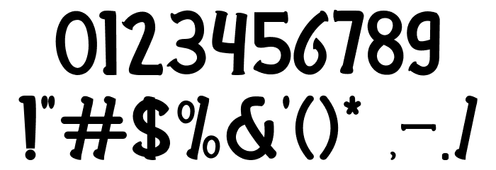 Dicky Dance Font OTHER CHARS