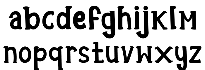 Dicky Dance Font LOWERCASE