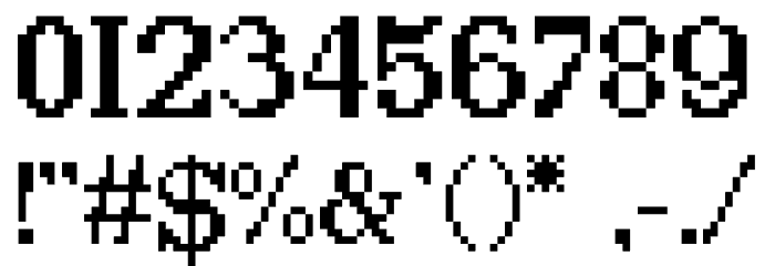 Dico Font OTHER CHARS