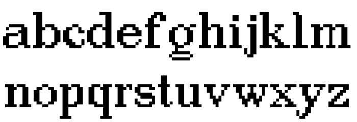 Dico Font LOWERCASE