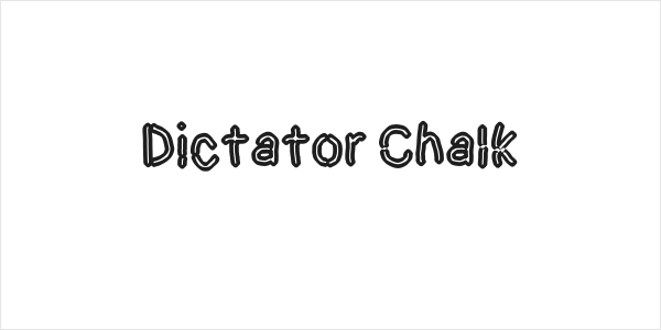 Dictator Chalk Logo