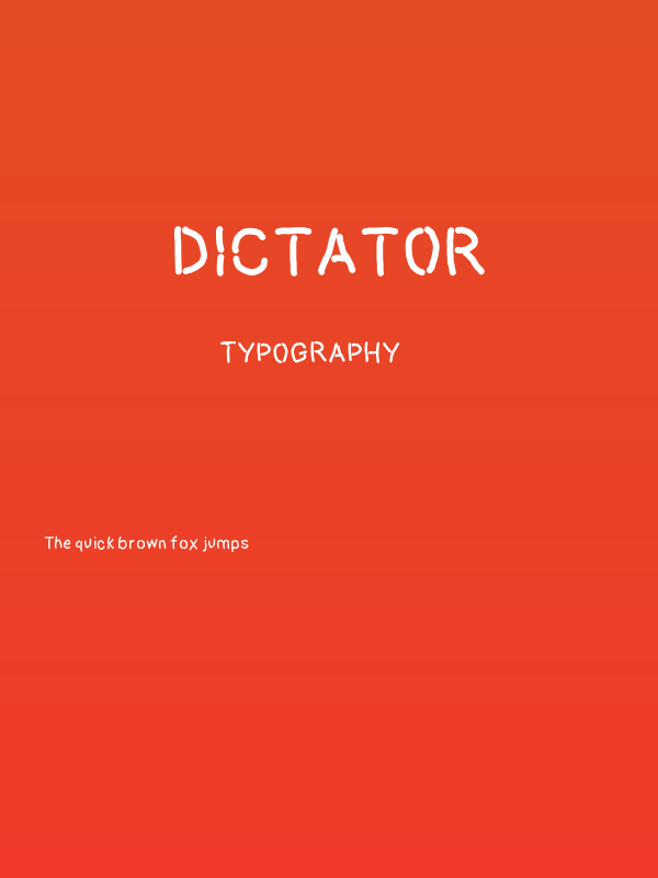 Dictator Poster