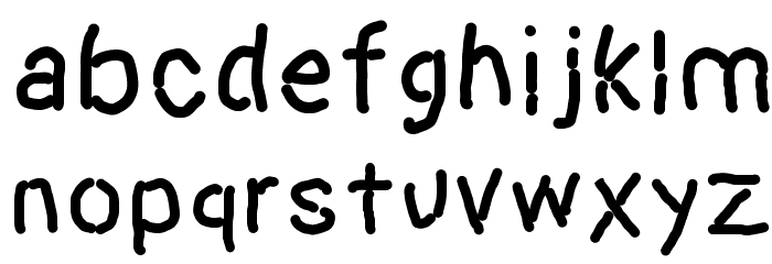 Dictator Font LOWERCASE