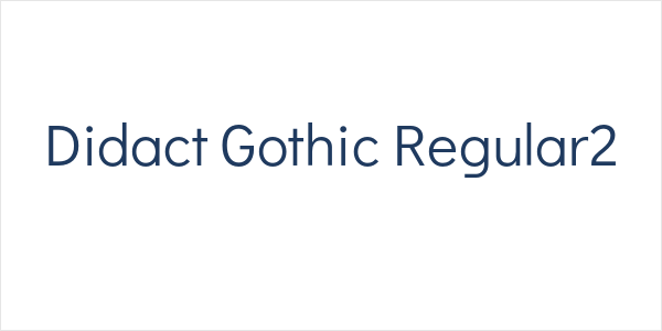Didact Gothic Regular2 Logo