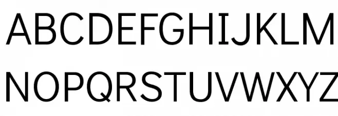 Didact Gothic Regular Schriftart Groß