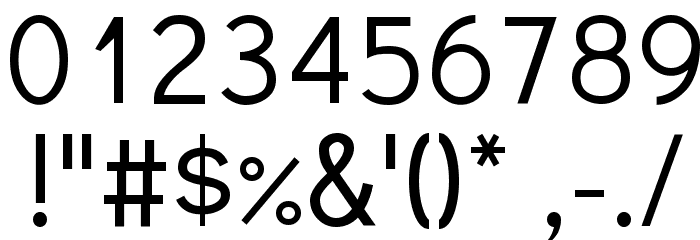 Didact Gothic Font OTHER CHARS