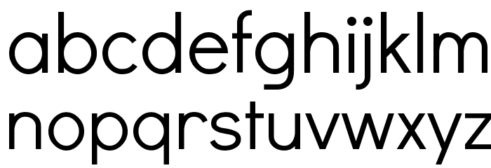 Didact Gothic Font LOWERCASE