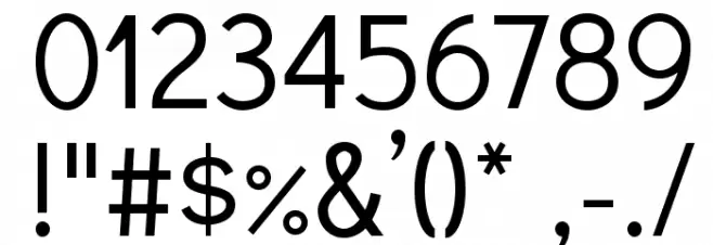 DidactGothic Font OTHER CHARS