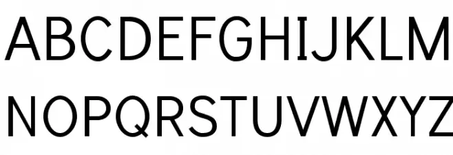 DidactGothic Schriftart Groß