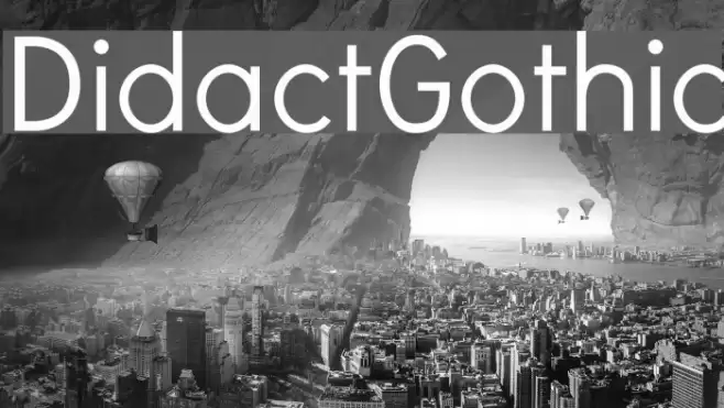 DidactGothic Font examples