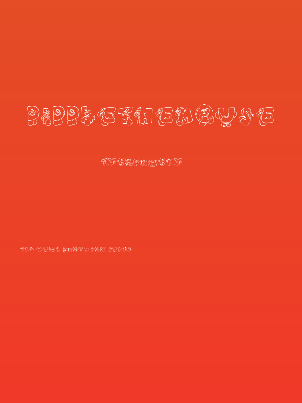 DiddleTheMouse Poster