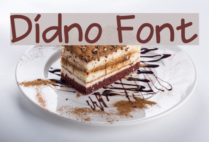 Didno Font examples