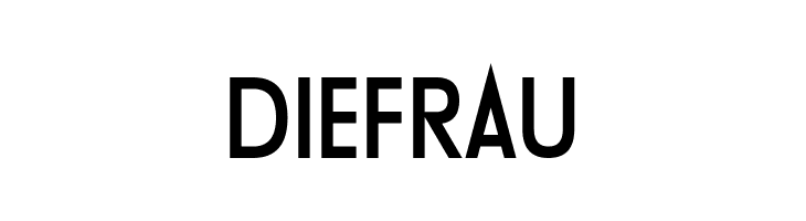 Die Frau  font caratteri gratis